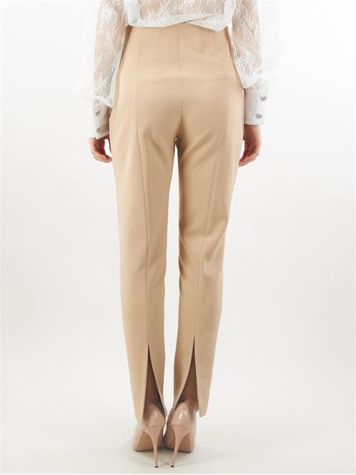 Pantalone slim con spacci sul retro al fondo Giulia N GIULIA N | Pantalone | GE248135